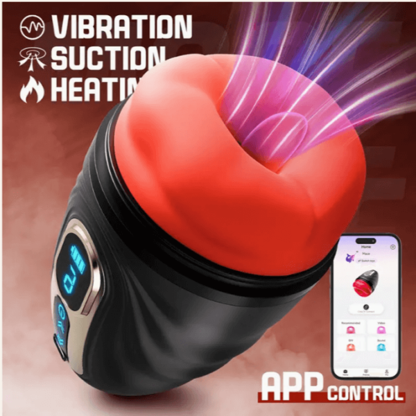 Masturbador Vibrator - Bombas y ampliadores con 9 modos de succión y vibración / P11