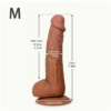 Pene suave y realista para la masturbación femenina | Talla M / 19CM / P26