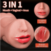 Vagina Masculina Culo Sexo Oral 3 en 1 Masturbador / P36