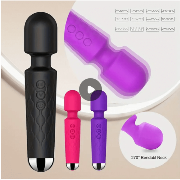 Vibrador, Estimulador Clitoral / color morado / 19CM / P7 - Image 8