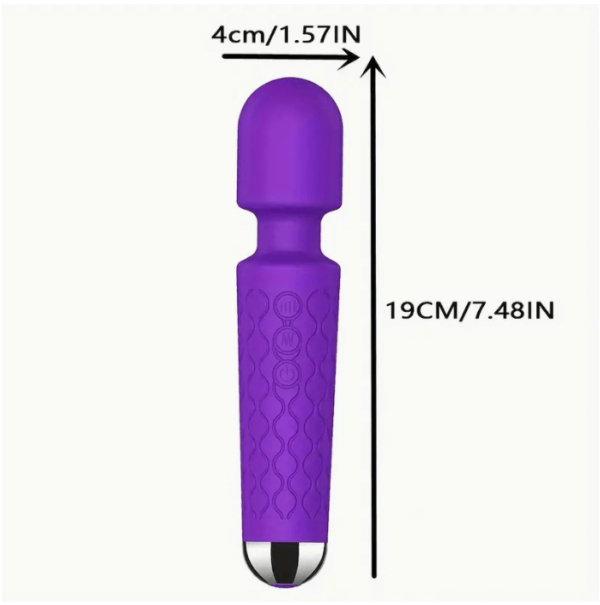 Vibrador, Estimulador Clitoral / color morado / 19CM / P7 - Image 5