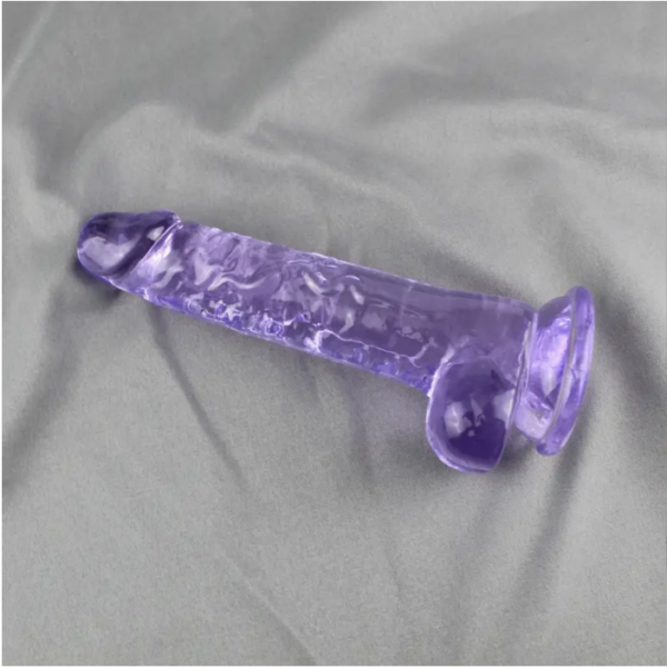 Pene latec color morado de 18cm / Talla S  / P22