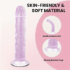 Pene latec color fucsia de 16cm con arnes / P18 - Image 3