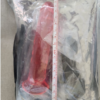 Pene latec color fucsia de 16cm con arnes / P18 - Image 4