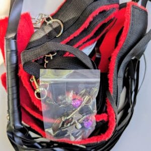 Kit de 11 piezas bondage black and red color | O15