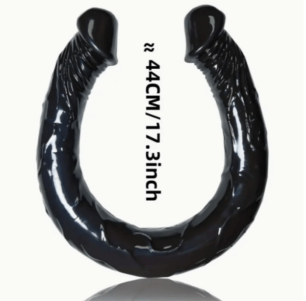 Pene doble black color penetración | 44CM | O14