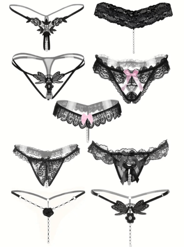 Set 9 Piezas black color sex moment | talla unica | 94-102CM | K3