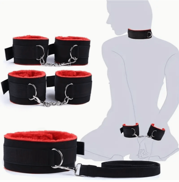 Kit de 11 piezas bondage black and red color | O15 - Image 2