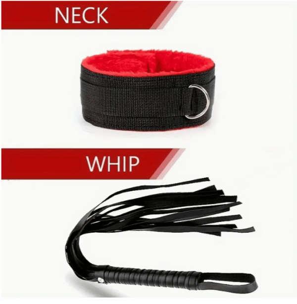 Kit de 11 piezas bondage black and red color | O15 - Image 3