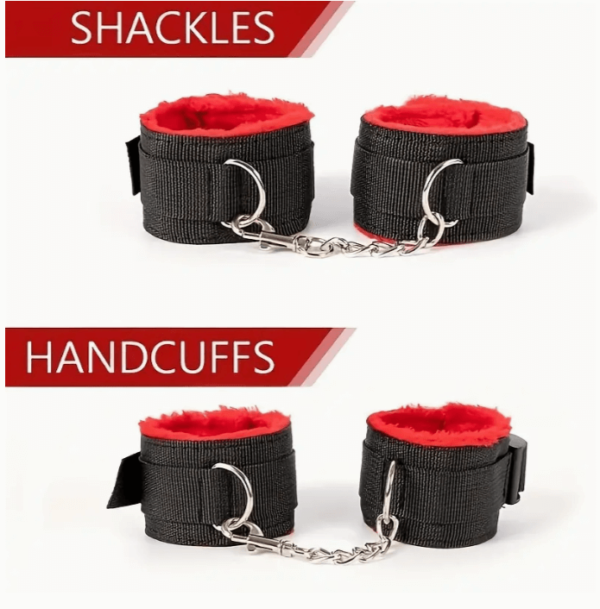 Kit de 11 piezas bondage black and red color | O15 - Image 6