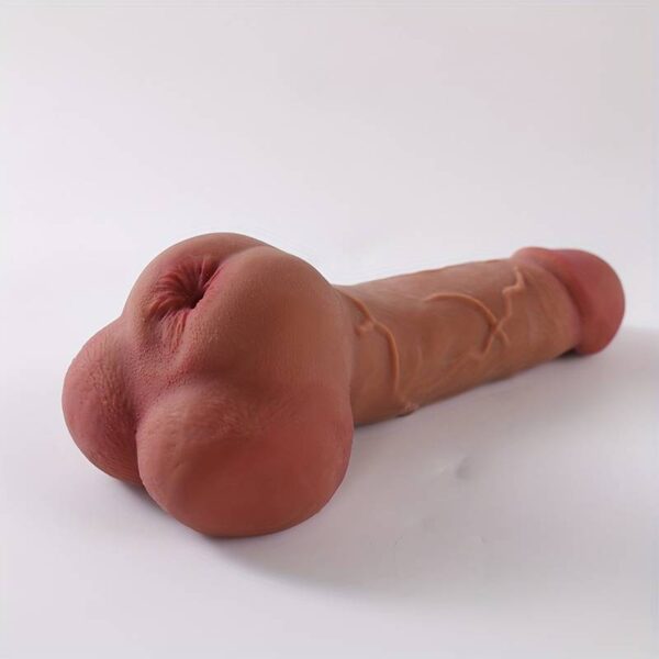 2 en 1 Pene y Ano realista de 24CM | O9