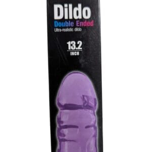 Dildo Doble Color / Pene Ultra largo dobe cabeza Talla Mediano 13.5 pulgadas / E12