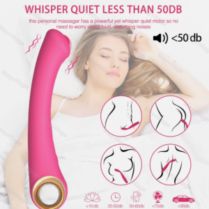Vibrador Pink Color con 10 modos de vibración de 8.6 pulgadas / E2