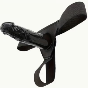 Dildo de 20cm con soporte de cadera ajustable / black color / P43