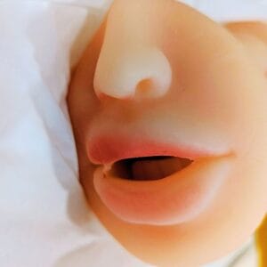 Masturbador boca sonriente + vagina / ano / best sale / black box / J5