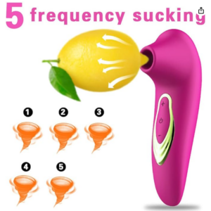 Vibrador de pulso de aire con 5 modos de vibración de succión, utilizado para estimular el punto G, alimentado por batería integrada, con carga USB / R16